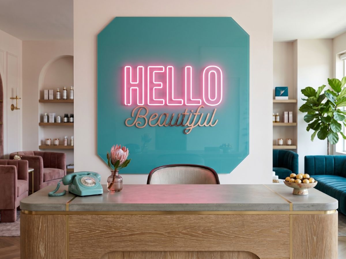 custom office lobby signs